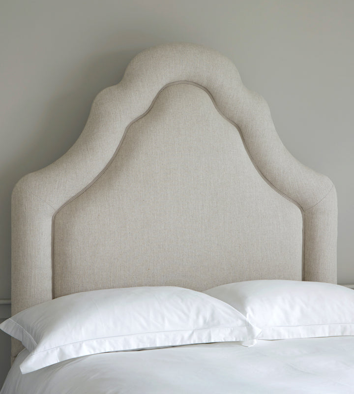 Regal rounded headboard with padded border