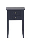 Bruton two drawer side table