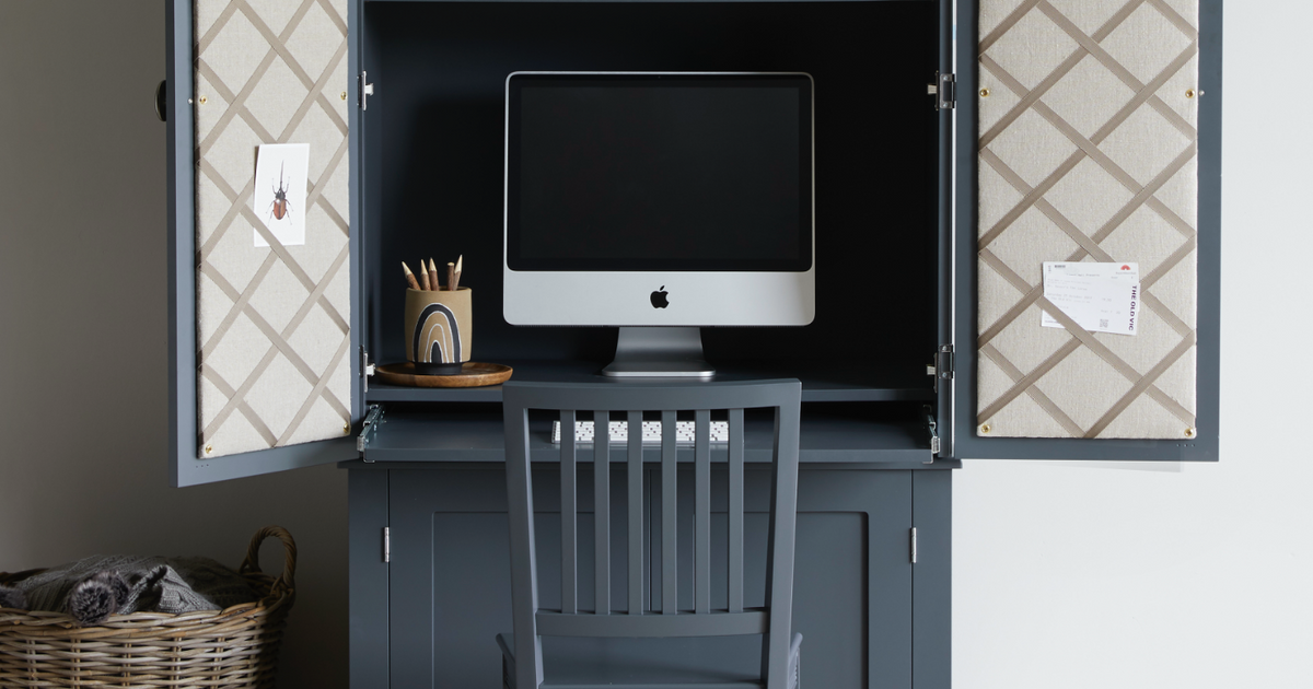 Computer armoire sale with doors