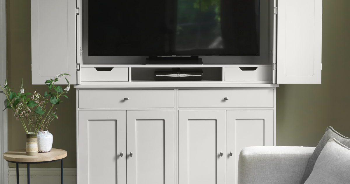 House tv outlet cupboard
