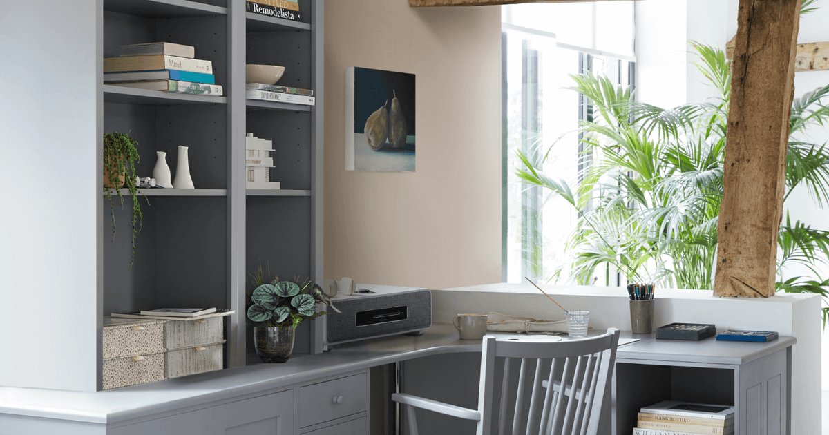 Office corner in shop bedroom