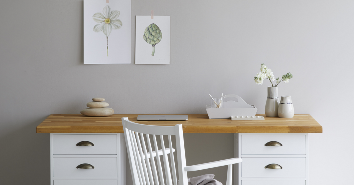 Oak hot sale desk top