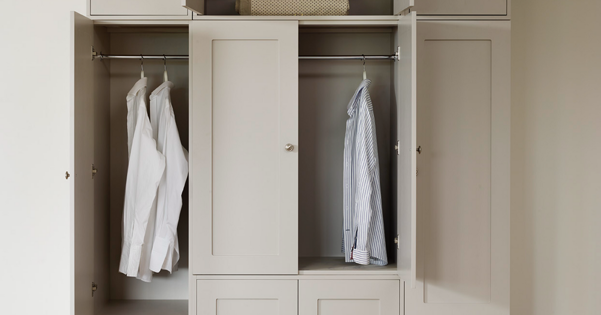 Modular tall wardrobe 4 sections
