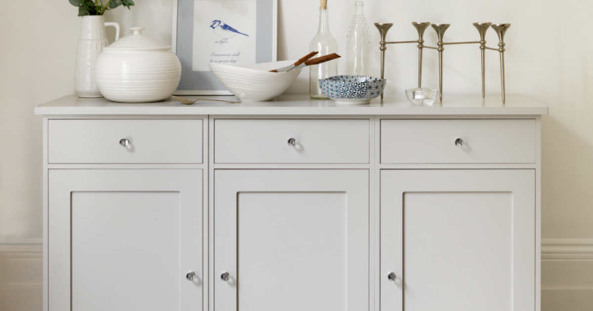 Portland triple cupboard The Dormy House