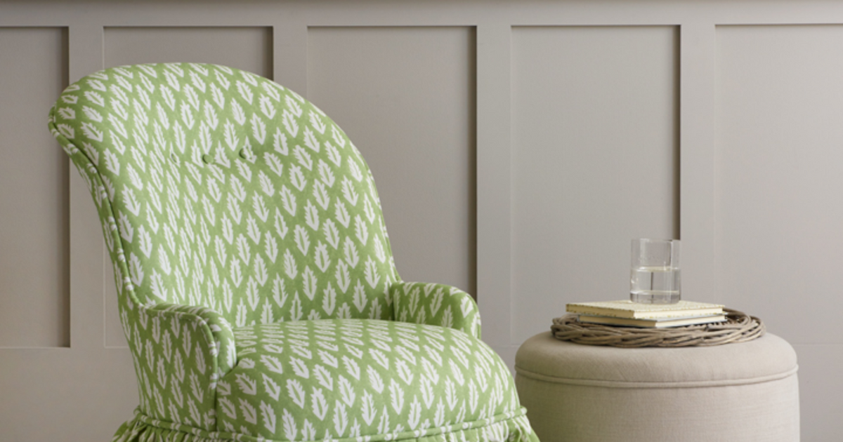 Ripley spoonback chair with skirt The Dormy House
