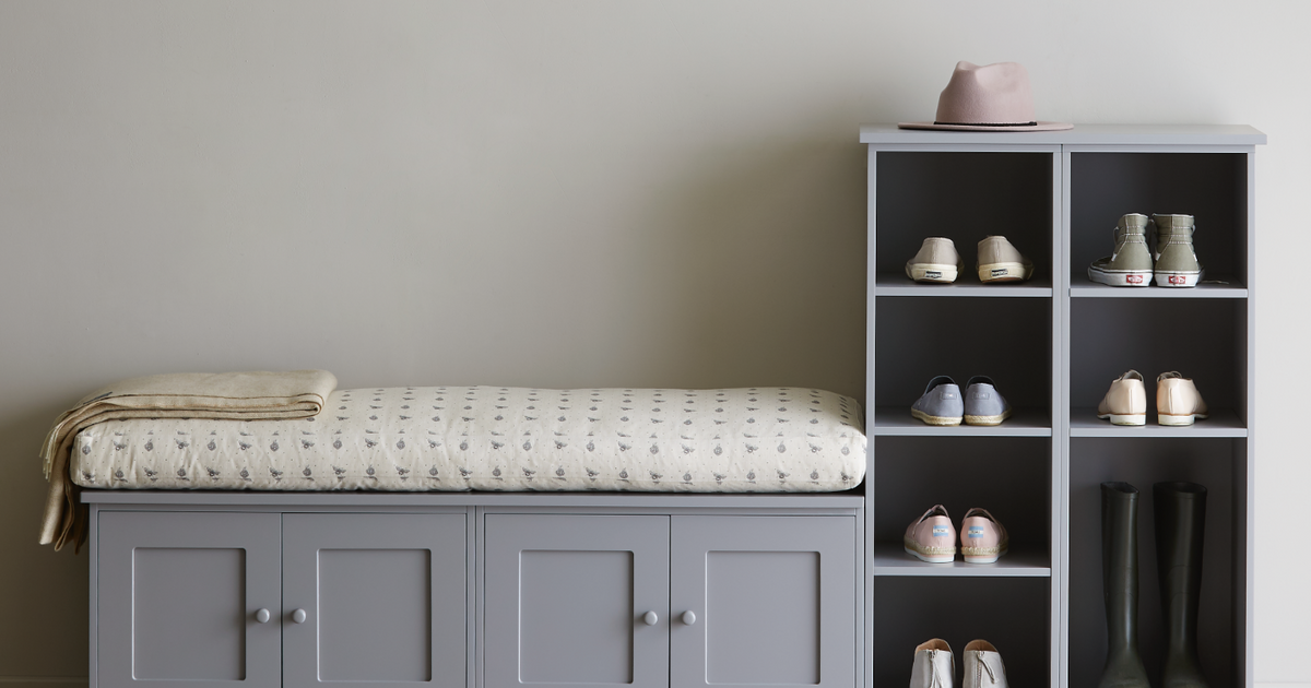 Boot room sale storage bench
