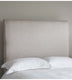 Headboard cover with side tabs