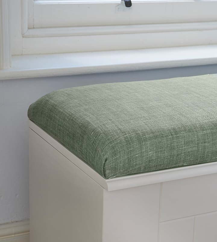 Upholstered seat pad
