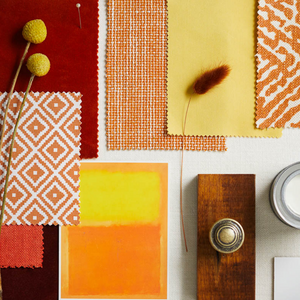 Orange, yellow & spicy reds - floral