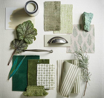 Greens - patterned