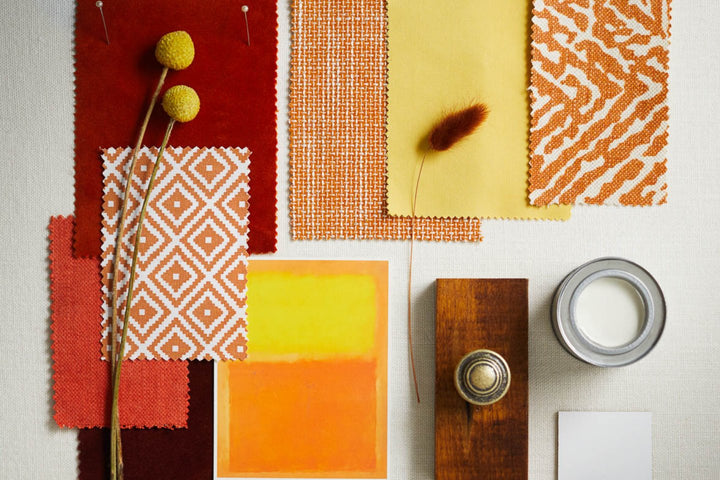 Orange, yellow & spicy reds