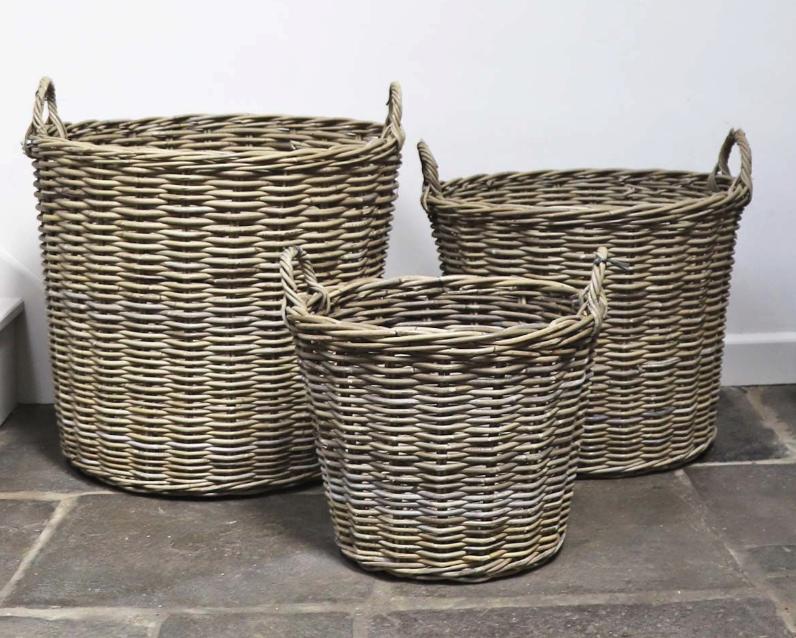 Rattan baskets The Dormy House
