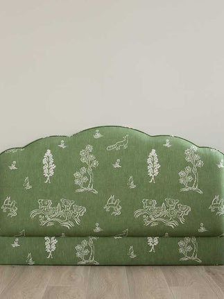 The Bubble Headboard with Piping
