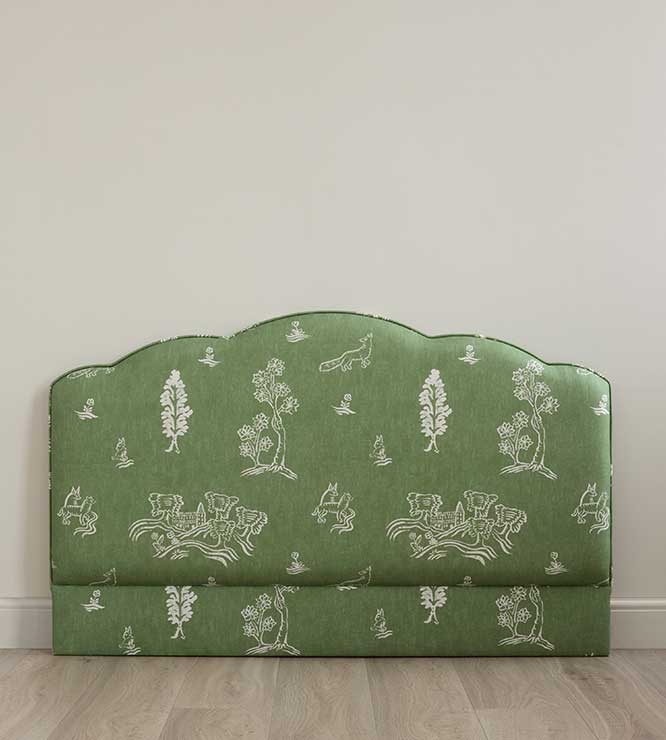 The Bubble Headboard with Piping