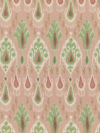 Ikat Bokhara - 02 Rose/Green