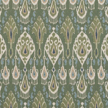 Ikat Bokhara Linen - 03 Emerald