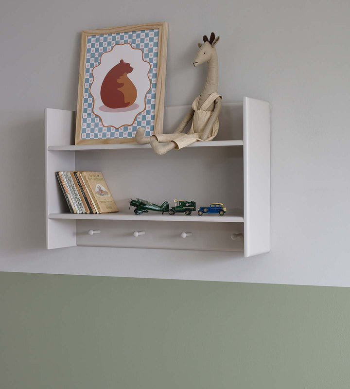 Children's Ripley Shelf with Hanging Pegs