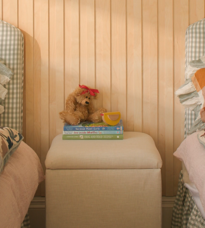 Children's small Portland storage ottoman