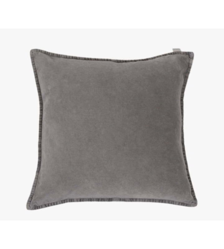 Stone washed velvet pillow online