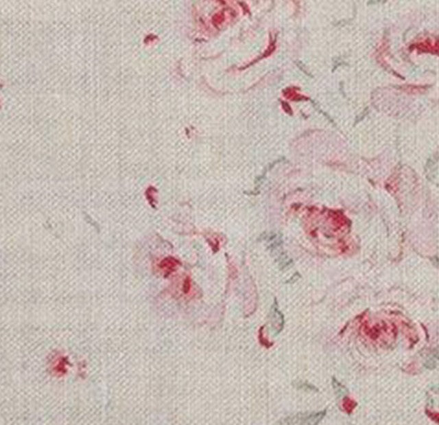 Scattered roses 01 - pink/grey