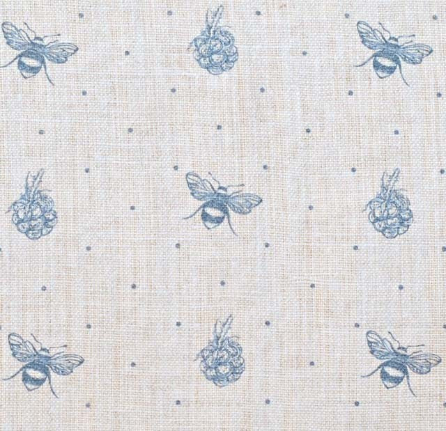 Blackberry and bee 02 - blue