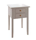 Bruton two drawer side table