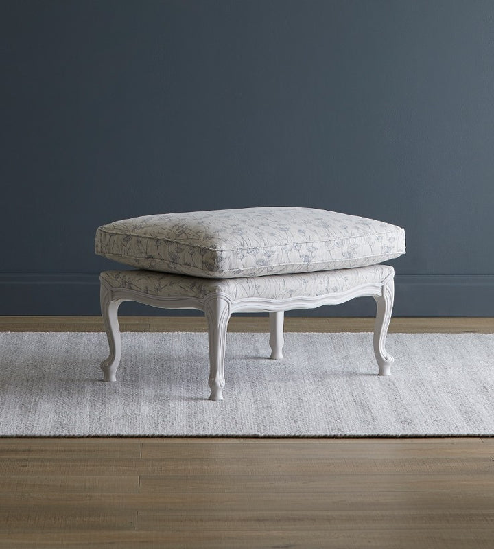 Ripley footstool with cushion