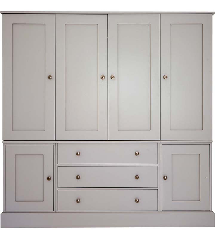 Modular low wardrobe (4 sections)