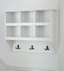 Pigeon shelves with hooks