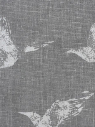 Bollin bird 02 - white on grey