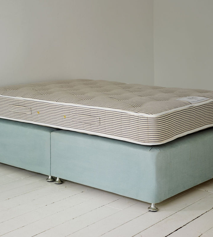 Plain divan covered in your choice of fabric