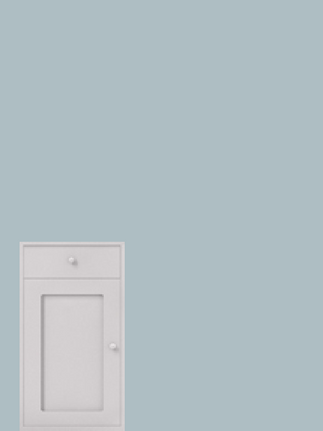 Base cupboard hinged left