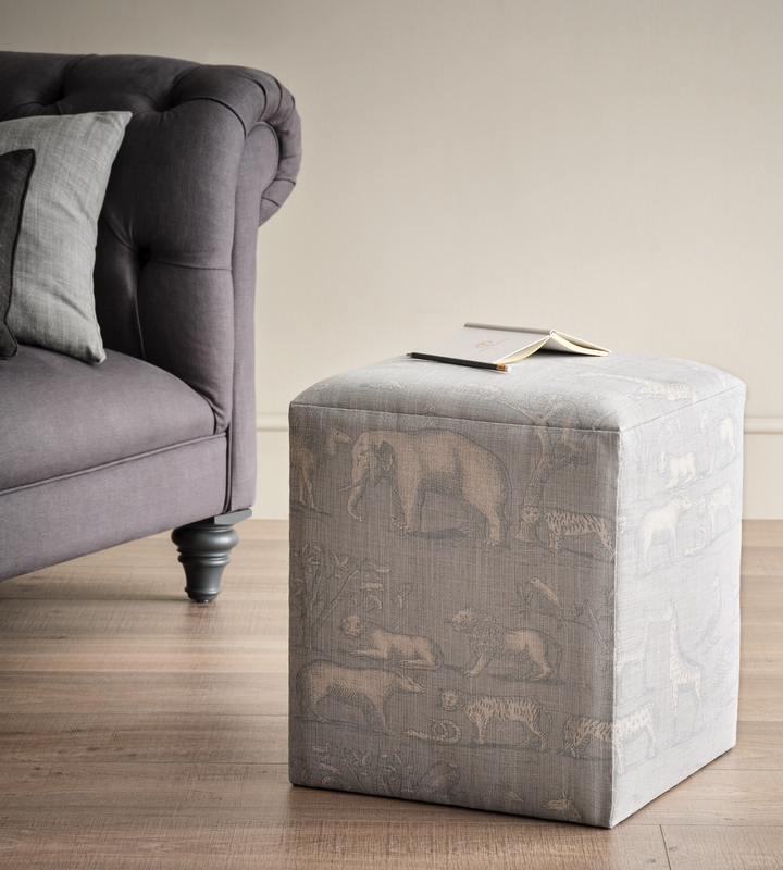 Upholstered Cube Seat The Dormy House1