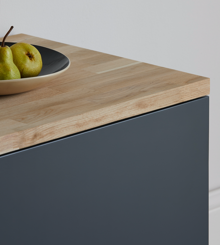 Bruton handleless sideboard