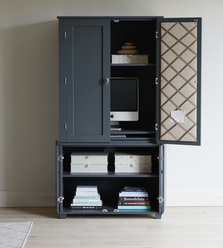 Home Office Armoire Desk Cupboard The Dormy House