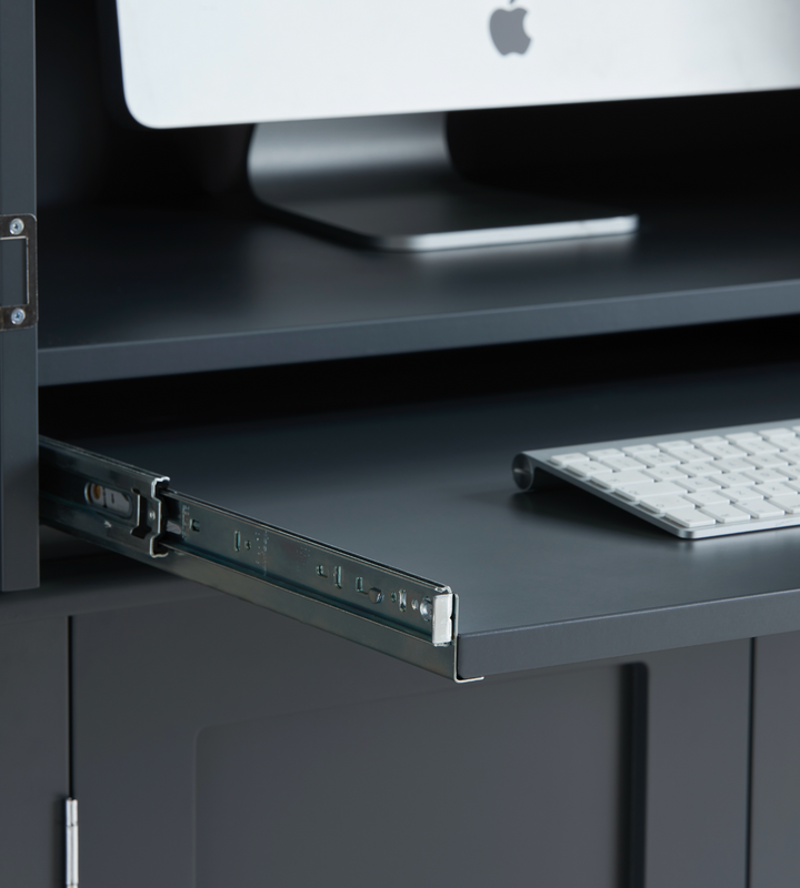 Onespace rothmin computer desk store with storage cabinet