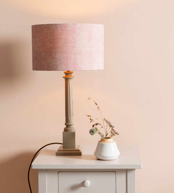 Lamps with pink shades deals