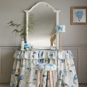 Covers for kidney shaped dressing tables