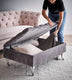 Evesham deep buttoned storage footstool