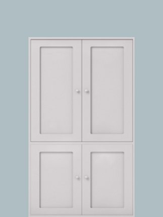 Double cupboard with base cupboard