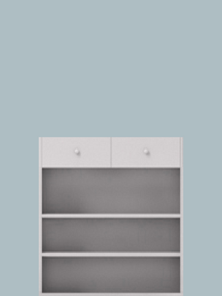 Double low shelves