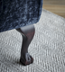 Evesham deep buttoned footstool