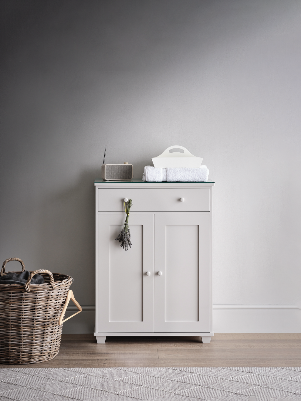 Small wicker storage cabinet deals