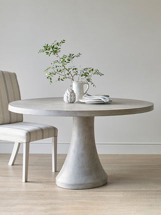 Grey Concrete Dining Table