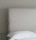 Headboard cover with side ties
