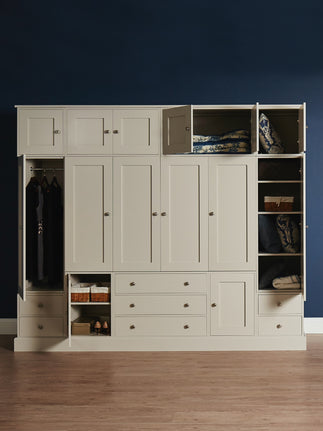 Modular 6-way wardrobe