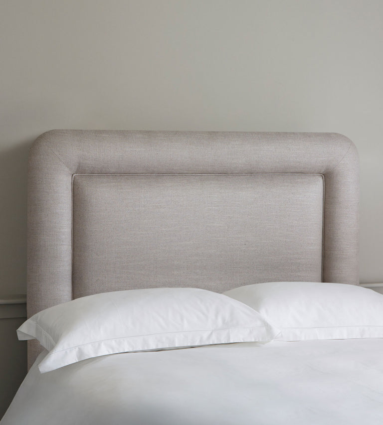 Headboard with a padded border Headboards The Dormy House