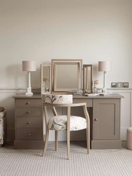 Double Pedestal Dressing Table With Storage | The Dormy House Double Pedestal Dressing Table With Storage | The Dormy House