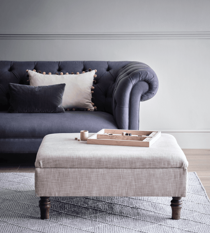 Portland storage footstool