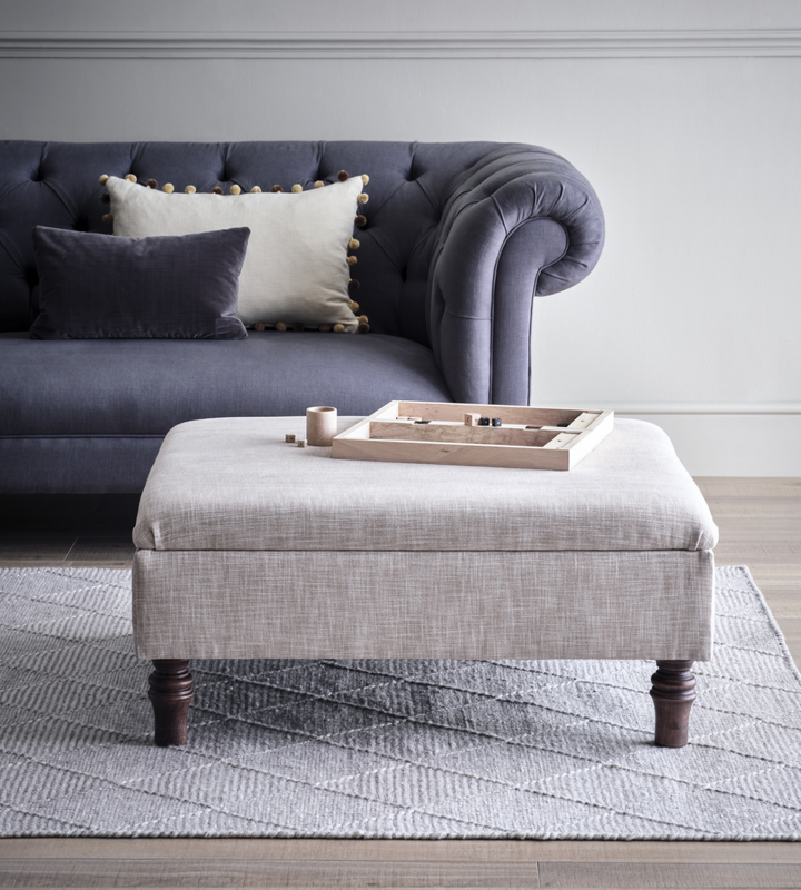 Portland storage footstool